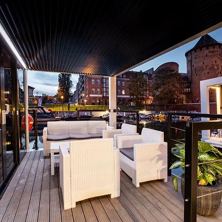 Domy Na Wodzie - La Mare Motlava Houseboats With Sauna By Downtown Apartments Danzica Esterno foto
