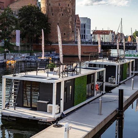 Domy Na Wodzie - La Mare Motlava Houseboats With Sauna By Downtown Apartments Danzica Esterno foto