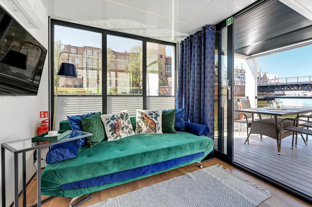 Domy Na Wodzie - La Mare Motlava Houseboats With Sauna By Downtown Apartments Danzica Esterno foto