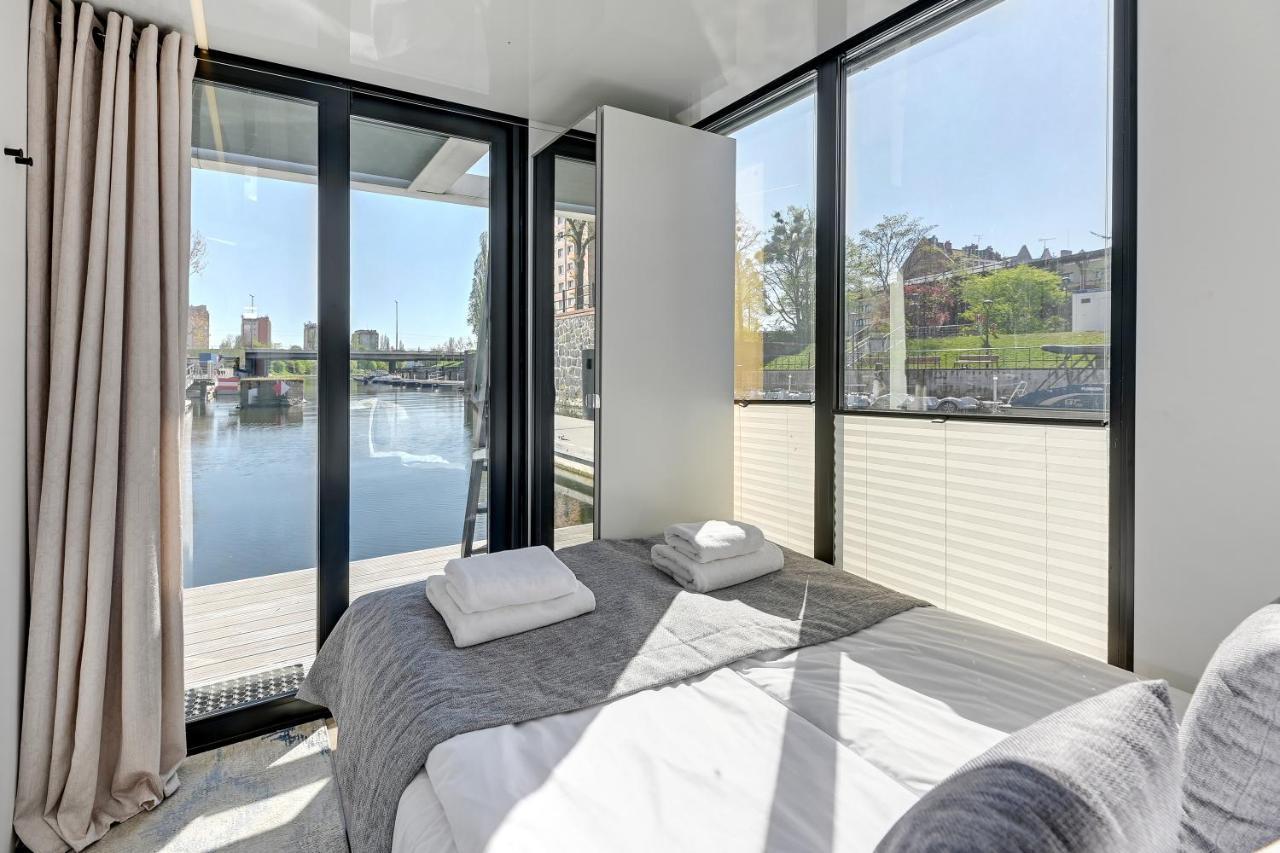 Domy Na Wodzie - La Mare Motlava Houseboats With Sauna By Downtown Apartments Danzica Esterno foto