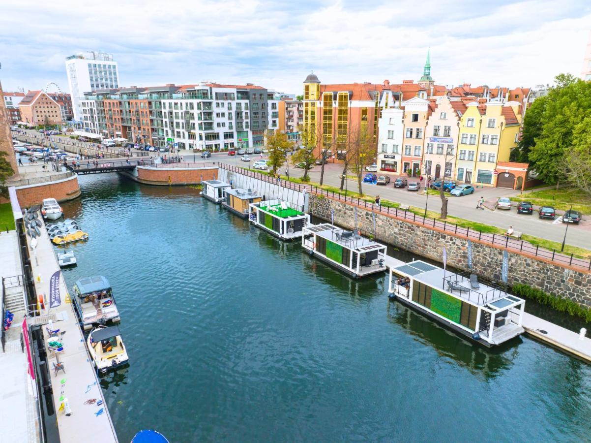 Domy Na Wodzie - La Mare Motlava Houseboats With Sauna By Downtown Apartments Danzica Esterno foto