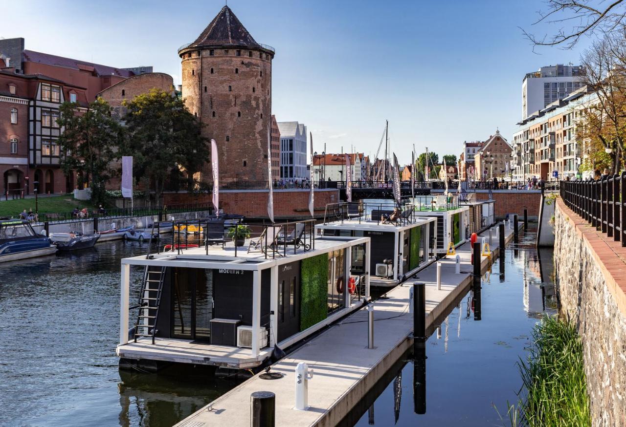 Domy Na Wodzie - La Mare Motlava Houseboats With Sauna By Downtown Apartments Danzica Esterno foto