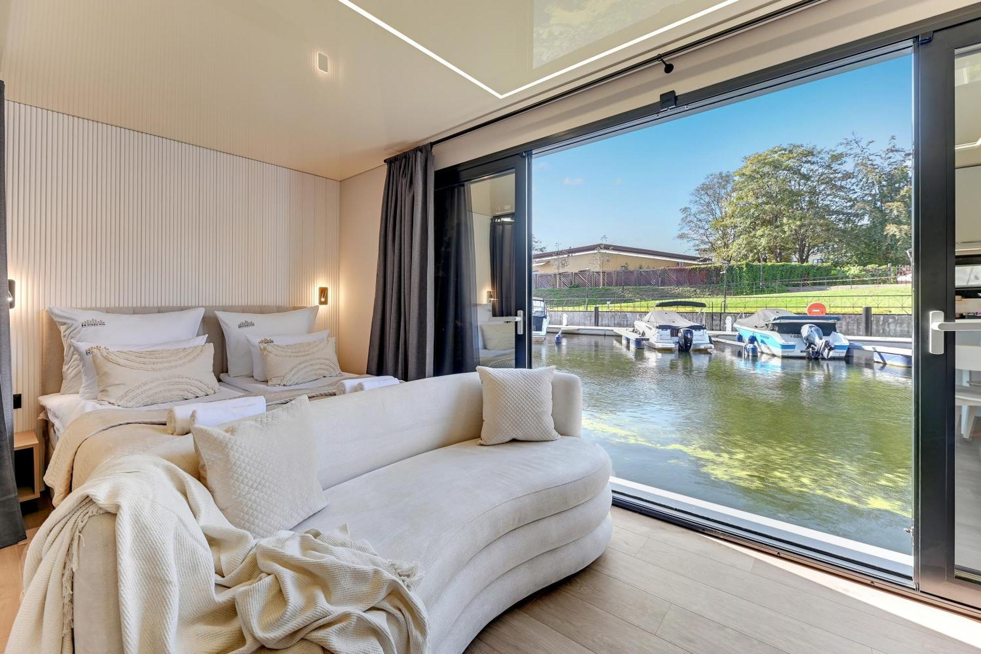 Domy Na Wodzie - La Mare Motlava Houseboats With Sauna By Downtown Apartments Danzica Esterno foto