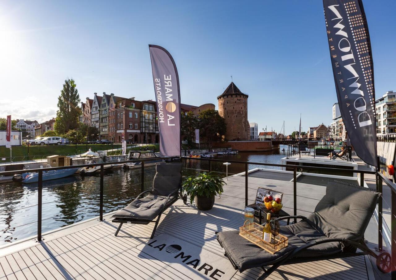 Domy Na Wodzie - La Mare Motlava Houseboats With Sauna By Downtown Apartments Danzica Camera foto