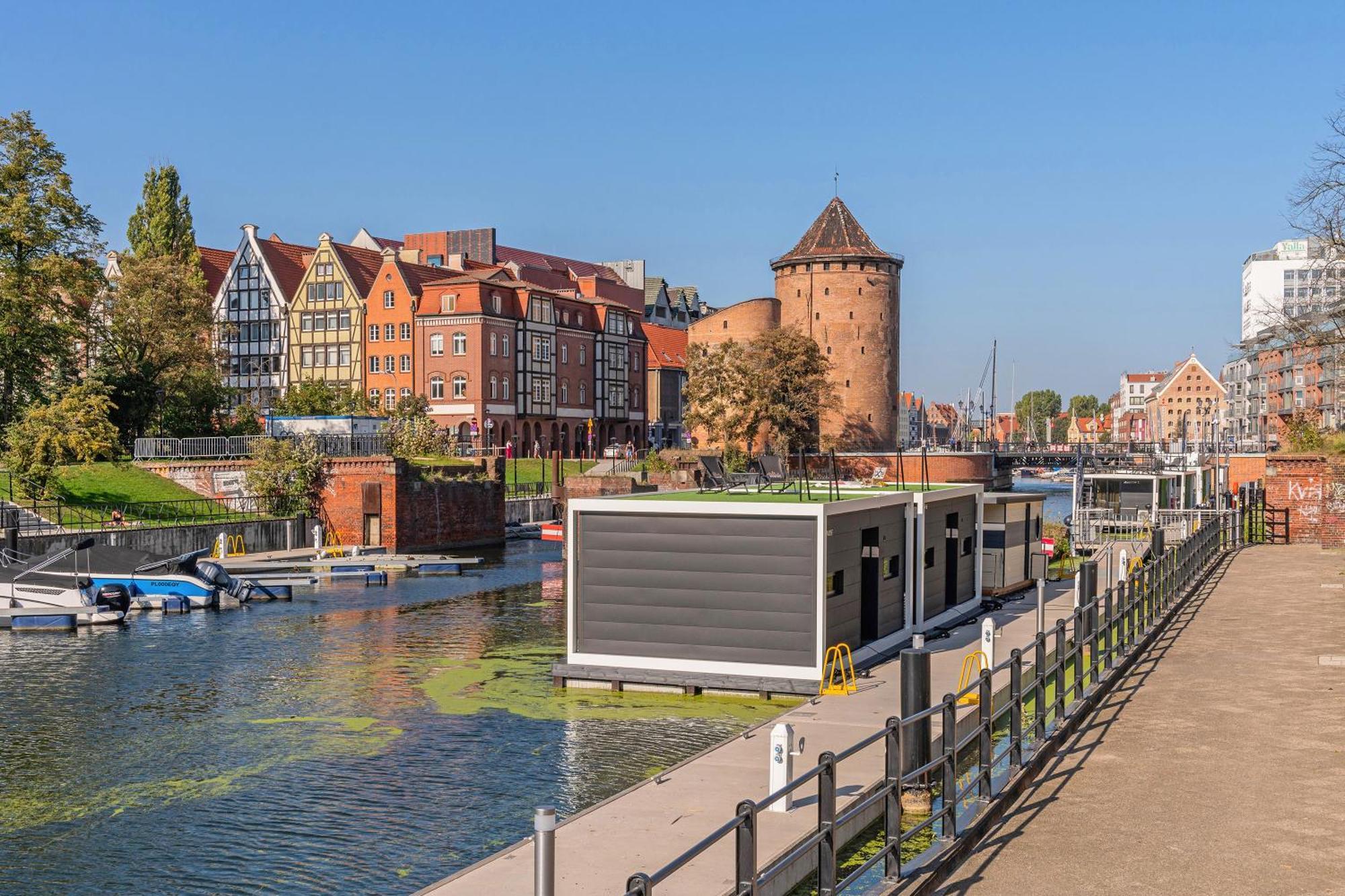 Domy Na Wodzie - La Mare Motlava Houseboats With Sauna By Downtown Apartments Danzica Camera foto