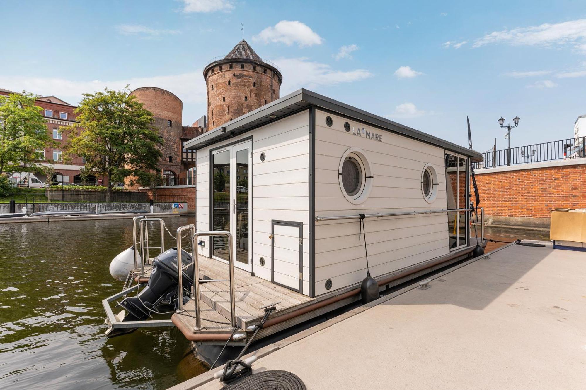 Domy Na Wodzie - La Mare Motlava Houseboats With Sauna By Downtown Apartments Danzica Camera foto